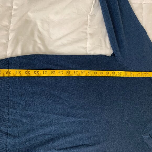 Banana Republic Men’s XXL Blue 100% Merino Wool Lightweight Sweater – Ultra Soft - Picture 9 of 13